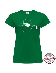 Camiseta "Extremadura Cigueña" de mujer by SILOZ *CAMISETAS CREATIVAS*