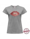 Camiseta "Red Lips" de mujer by MERYnPARIS *CAMISETAS CREATIVAS*