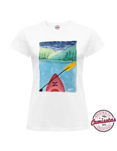 Camiseta "Kayak" de mujer by MERYnPARIS *CAMISETAS CREATIVAS*