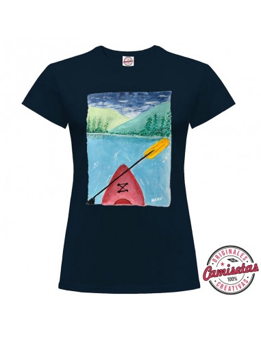 Camiseta "Kayak" de mujer by MERYnPARIS *CAMISETAS CREATIVAS*