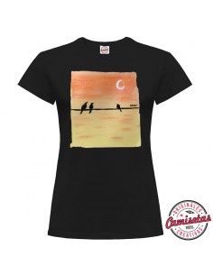 Camiseta "Birds" de mujer by MERYnPARIS *CAMISETAS CREATIVAS*