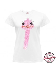 Camiseta "Ostrich" de mujer by MERYnPARIS *CAMISETAS CREATIVAS*