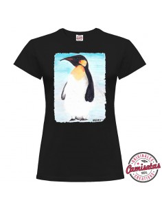 Camiseta "Penguin" de mujer by MERYnPARIS *CAMISETAS CREATIVAS*