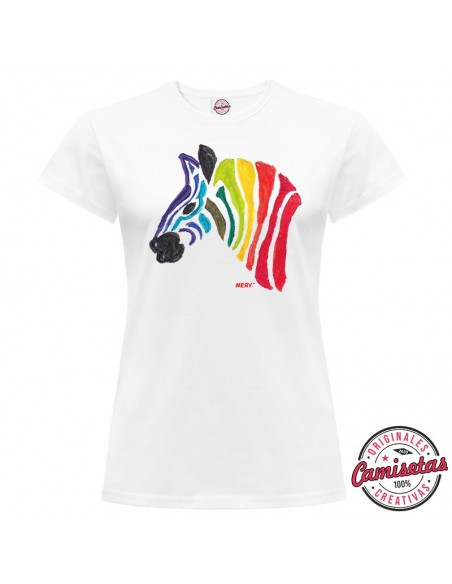 Camiseta "Crazy Horse" de mujer by MERYnPARIS *CAMISETAS CREATIVAS*