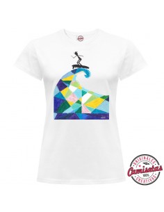 Camiseta "The Sea" de mujer by MERYnPARIS ** CAMISETAS CREATIVAS **