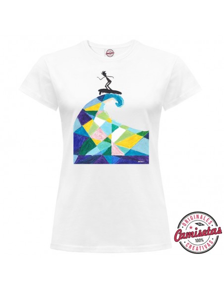 Camiseta "The Sea" de mujer by MERYnPARIS ** CAMISETAS CREATIVAS **