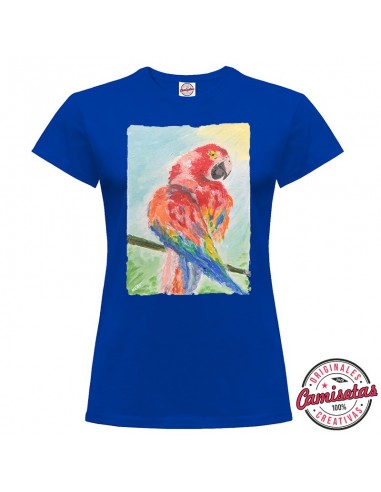 Camiseta "Parrot" de mujer by MERYnPARIS *CAMISETAS CREATIVAS*