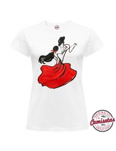 Camiseta "Flamenco" de mujer by MERYnPARIS *CAMISETAS CREATIVAS*