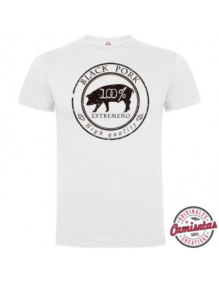 Camiseta "Black Pork" de hombre by SILOZ *CAMISETAS CREATIVAS*