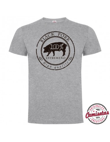 Camiseta "Black Pork" de hombre by SILOZ *CAMISETAS CREATIVAS*