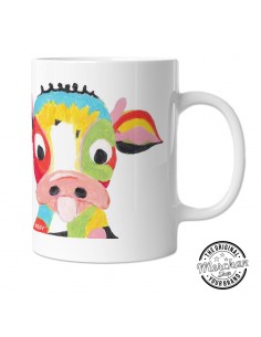 Taza personalizada "Crazy Cow" by MERYnPARIS *MerchanShop*